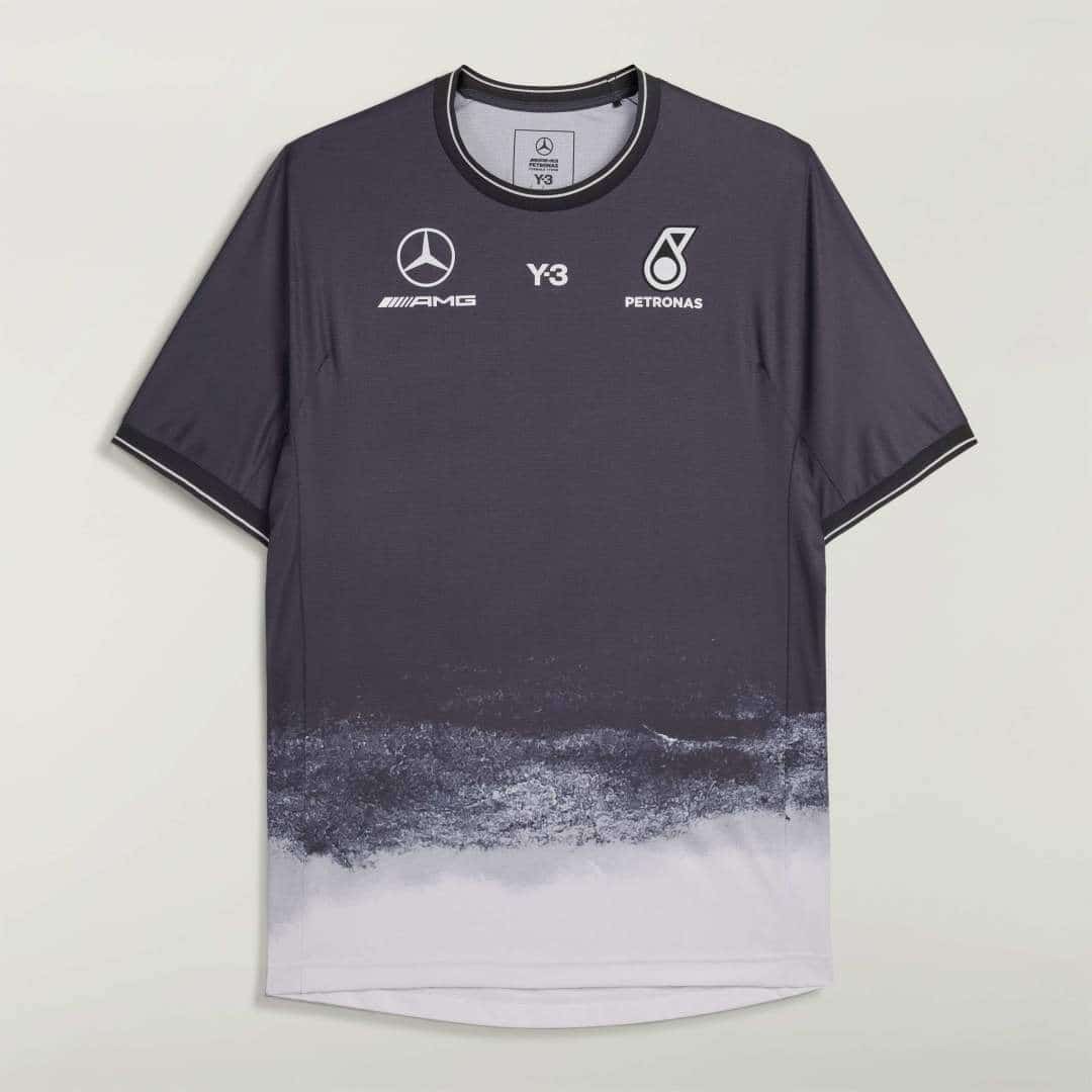 Y-3 MERCEDES - AMG PETRONAS FORMULA 1 TEAM MECHANICS SHORT SLEEVE JERSEY Black S