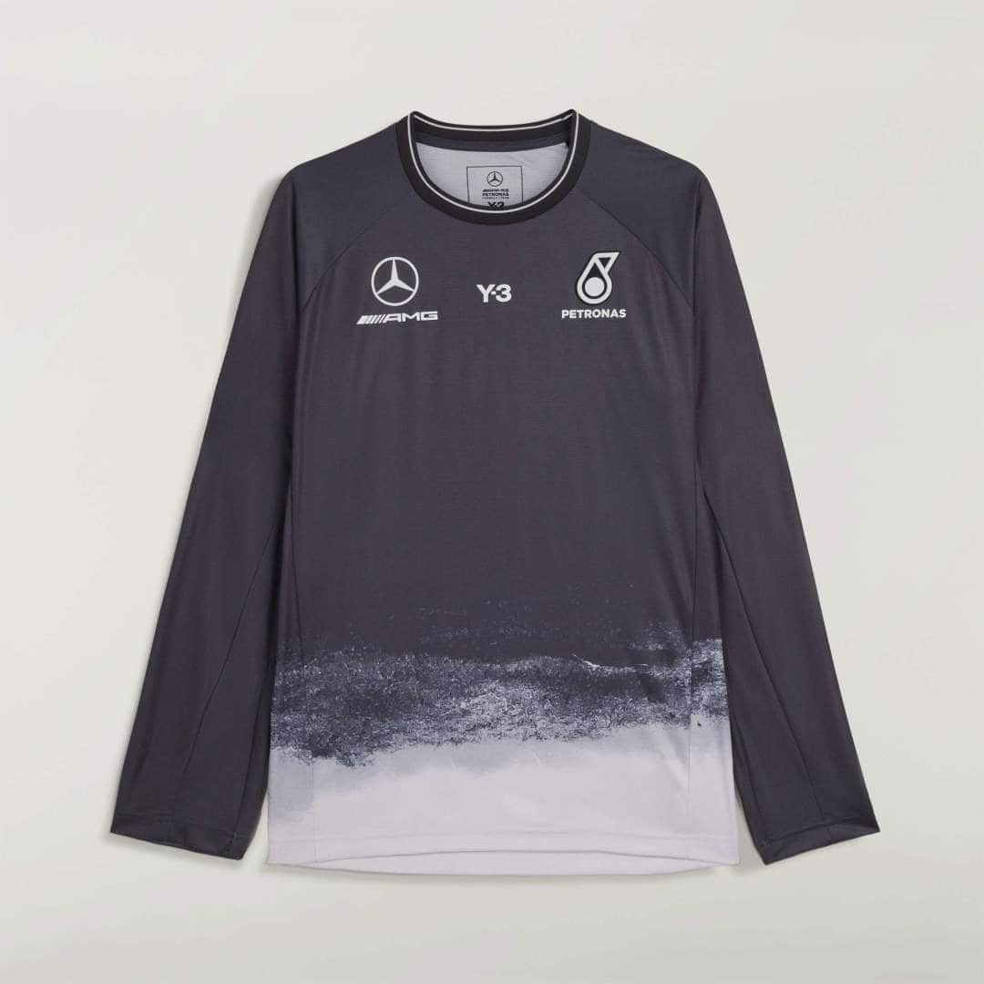 Y-3 MERCEDES - AMG PETRONAS FORMULA 1 TEAM MECHANICS LONG SLEEVE JERSEY Black S