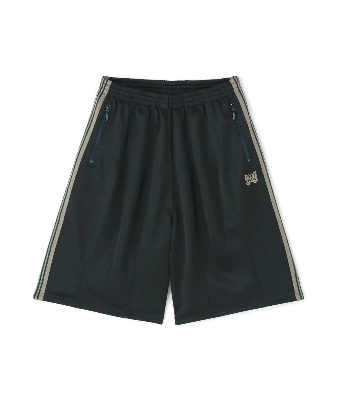 NEEDLES/ニードルズ/26SS LHP EXCLUSIVE/H.D.TRACK PANT SHORTS-POLY SMOOTH Green XS