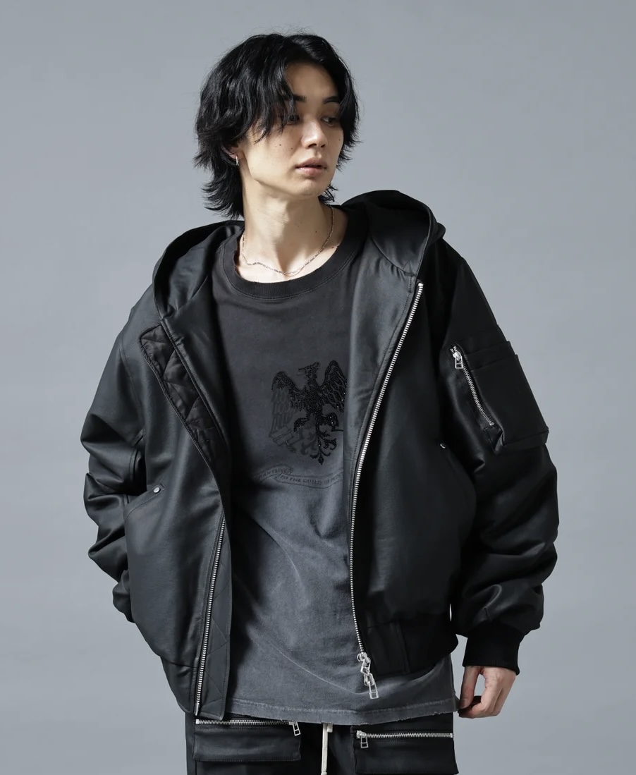 Danke schon/ダンケシェーン/PU COATING HOOD BLK M