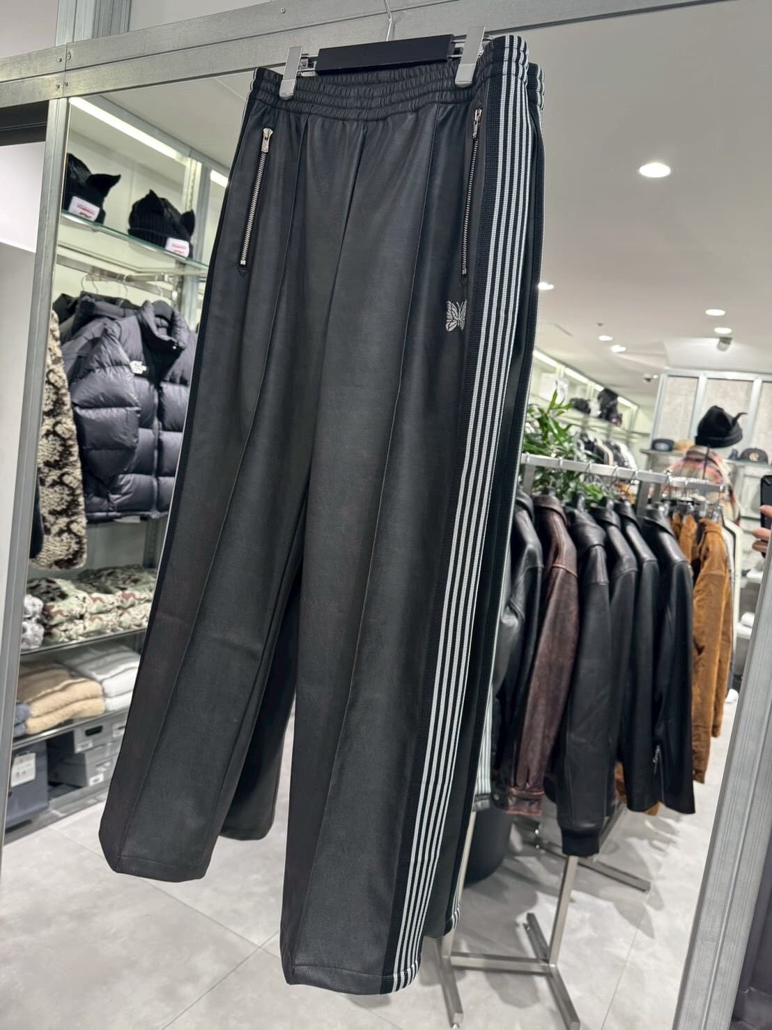 NEEDLES/ニードルズ/ 【EXCLUSIVE 】Track Pant - Synthetic Leather