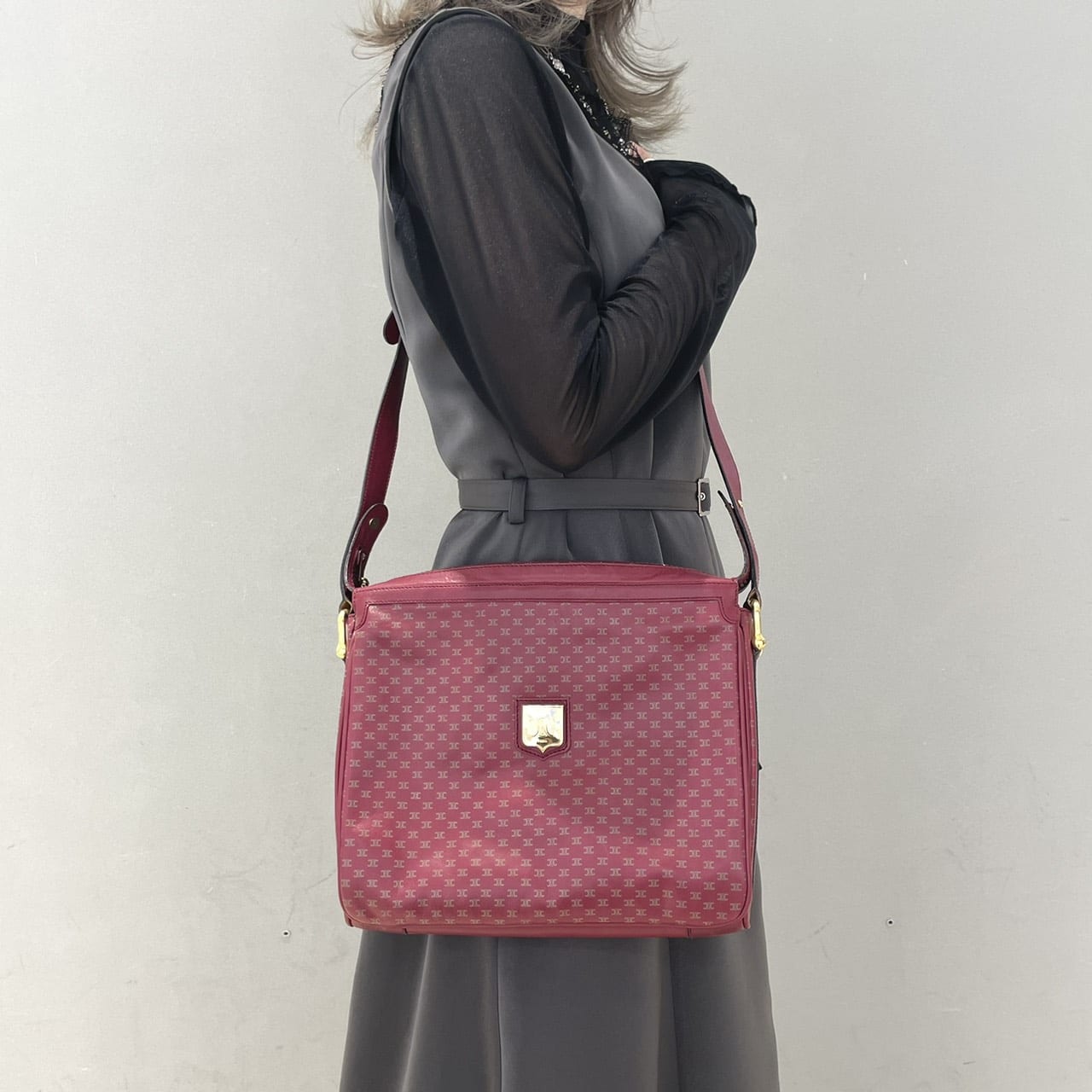 vintage CELINE(ヴィンテージセリーヌ）ショルダーバッグ