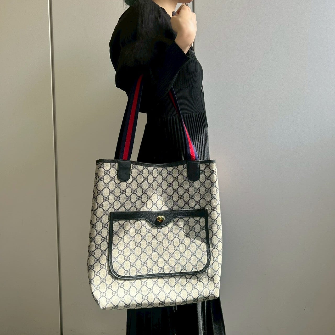 vintage GUCCI〈ヴィンテージグッチ〉トートバッグ