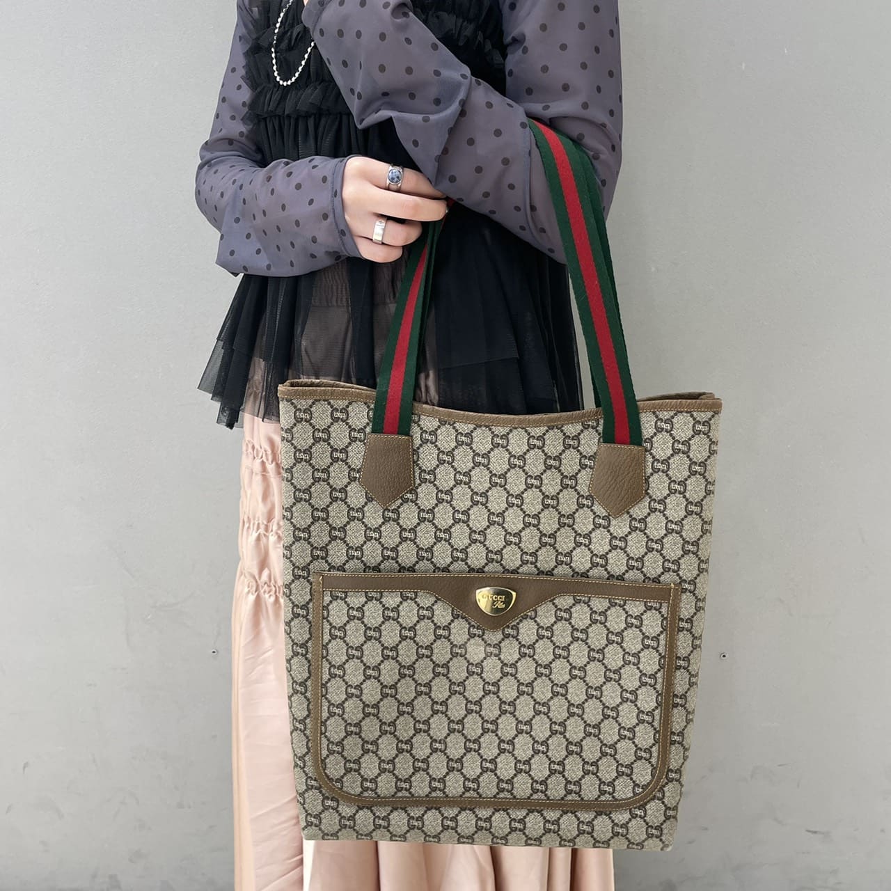 vintage GUCCI plus〈ヴィンテージグッチプラス〉トートバッグ3