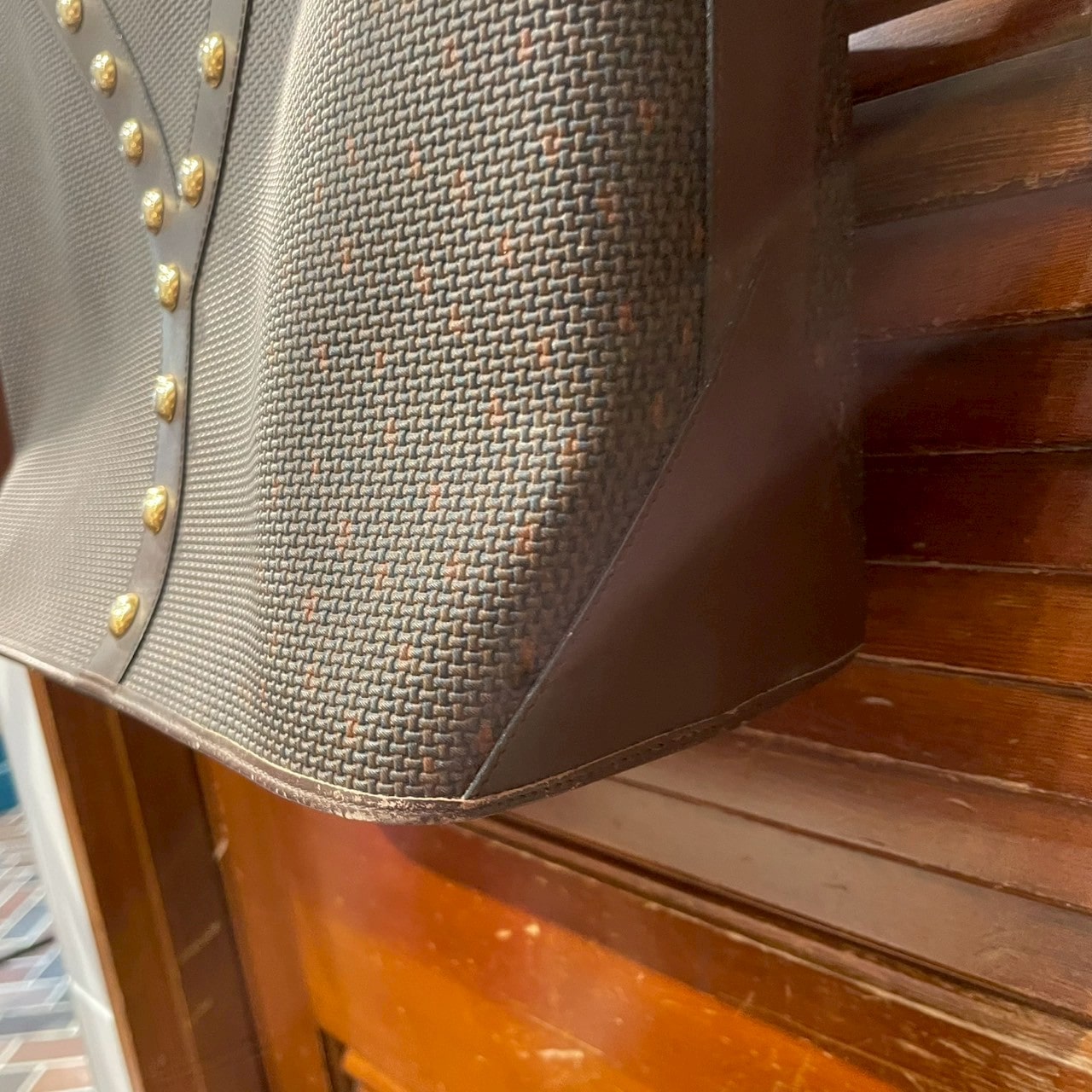 vintage YVES SAINT LAURENT〈イヴ・サンローラン〉トートバッグ