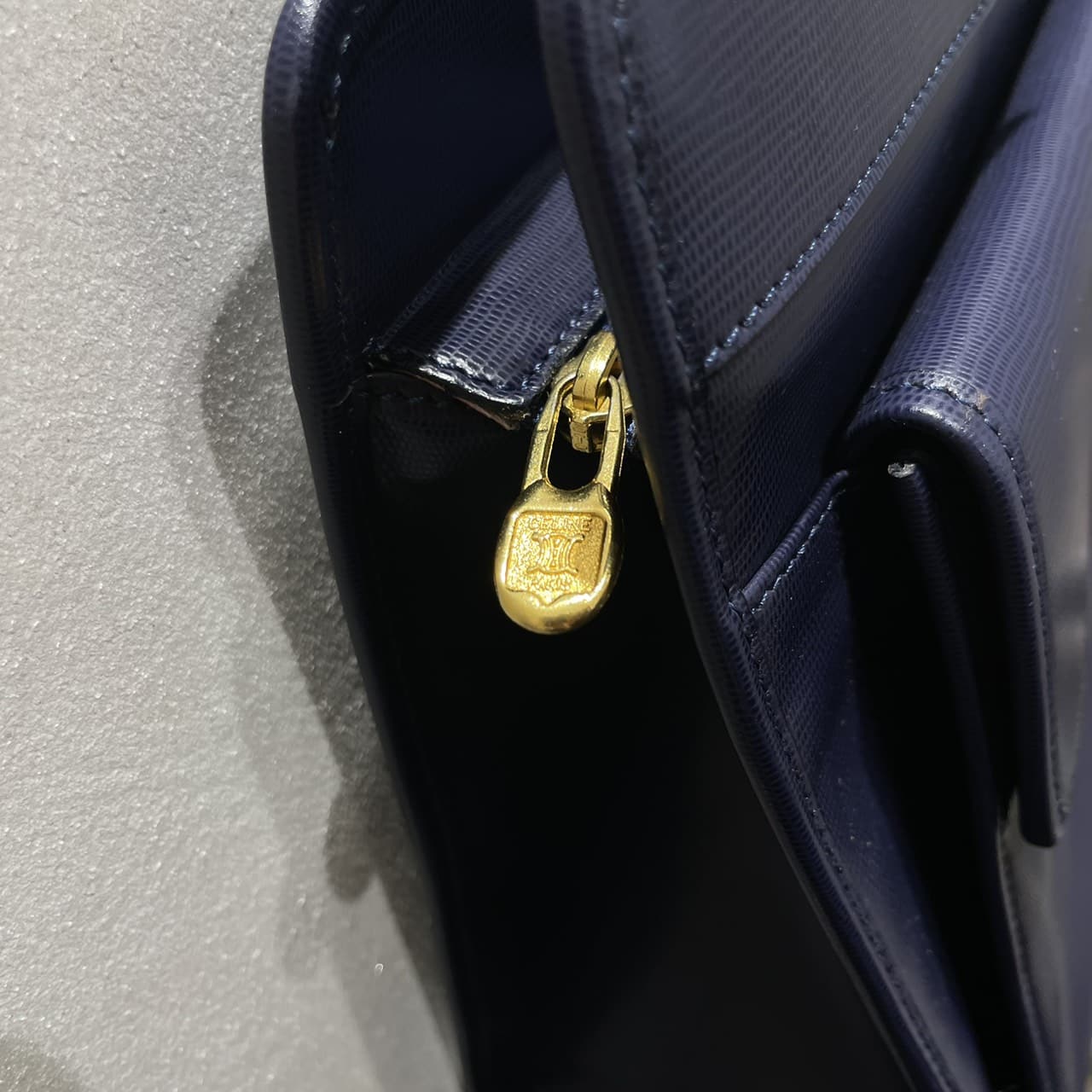 vintage CELINE〈ヴィンテージセリーヌ〉トートバッグ navy