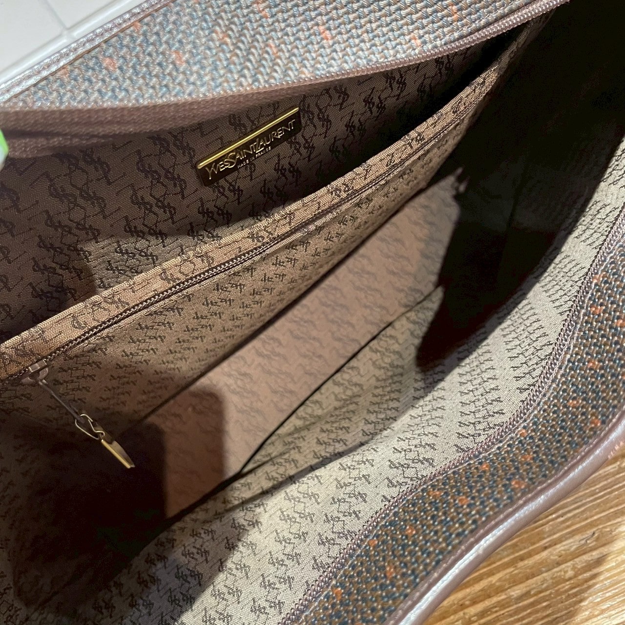 vintage YVES SAINT LAURENT〈イヴ・サンローラン〉トートバッグ