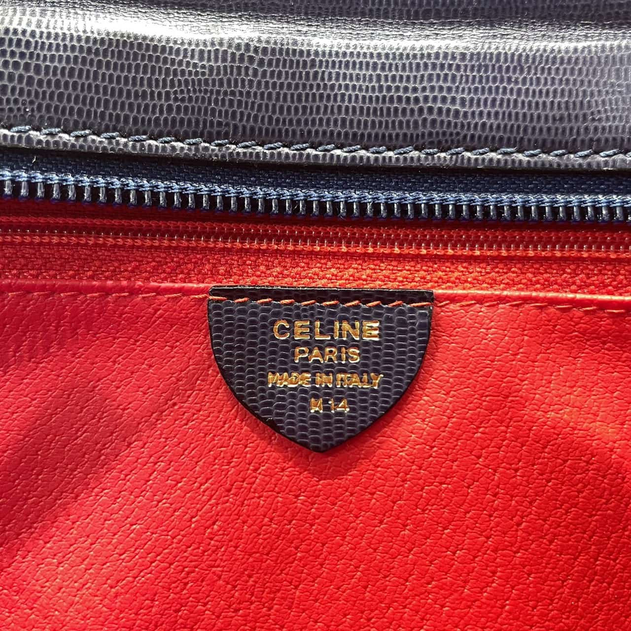 vintage CELINE〈ヴィンテージセリーヌ〉トートバッグ(navy