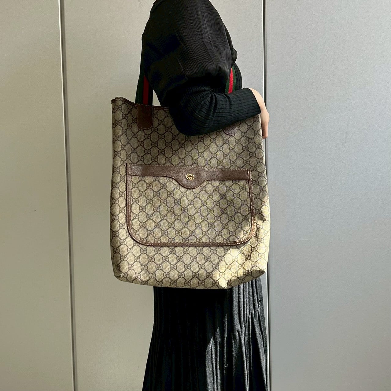 vintage GUCCI〈ヴィンテージグッチ〉トートバッグ