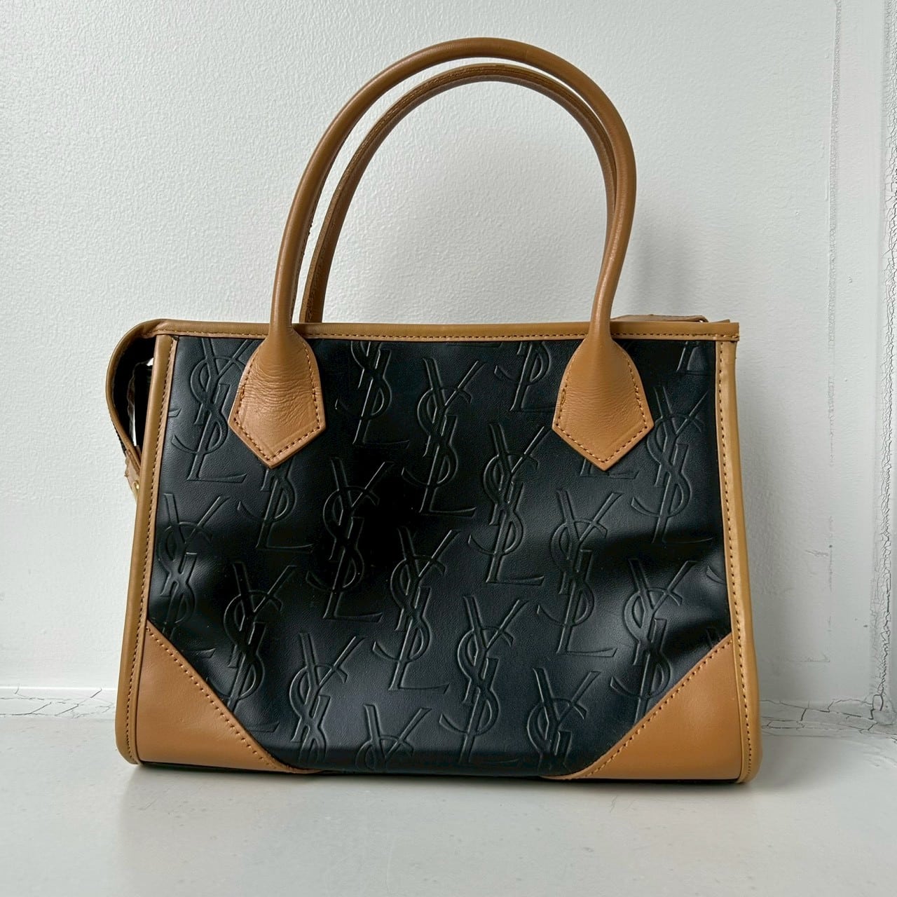 vintage YVES SAINT LAURENT〈イヴ・サンローラン〉ハンドバッグ