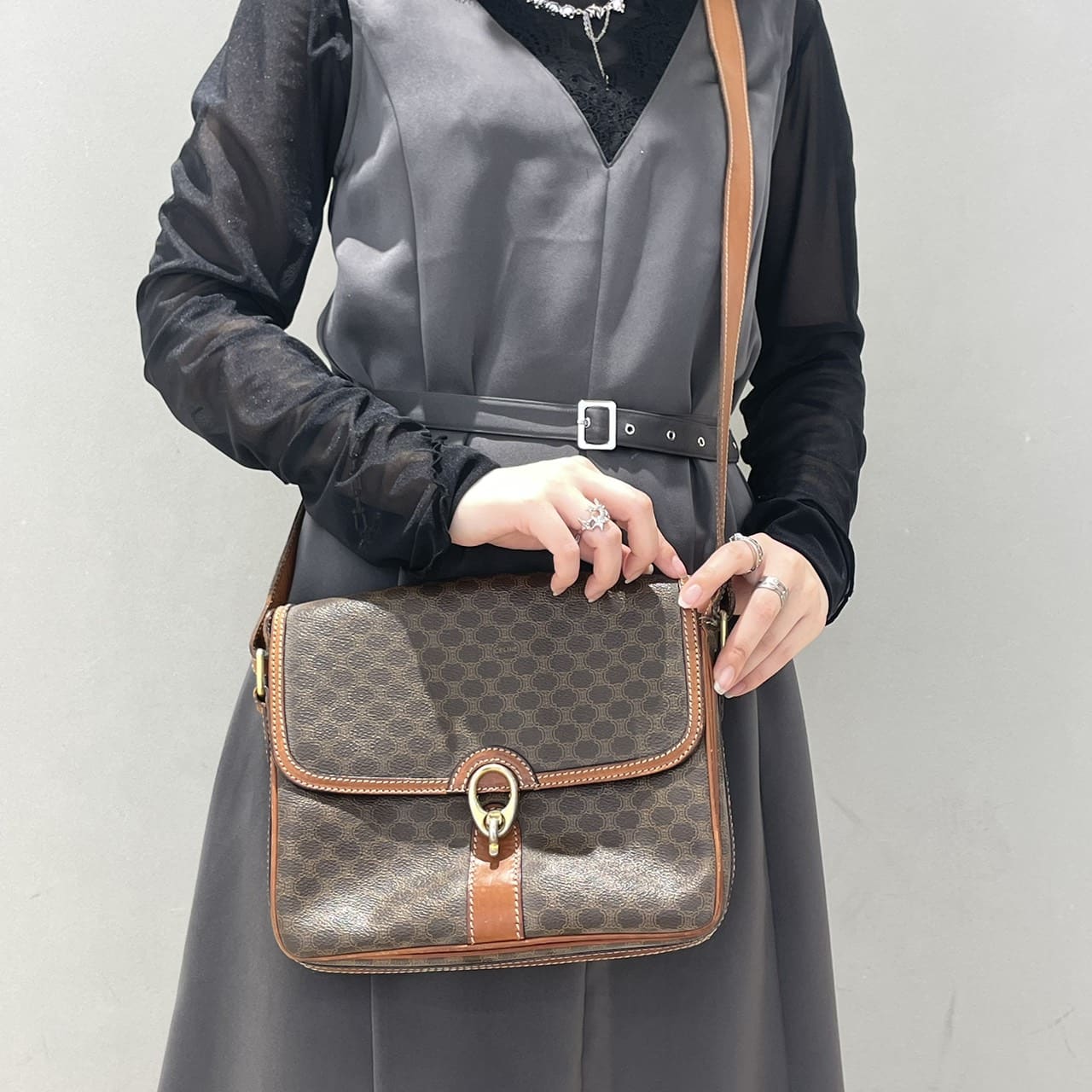 vintage CELINE(ヴィンテージセリーヌ）ショルダーバッグ