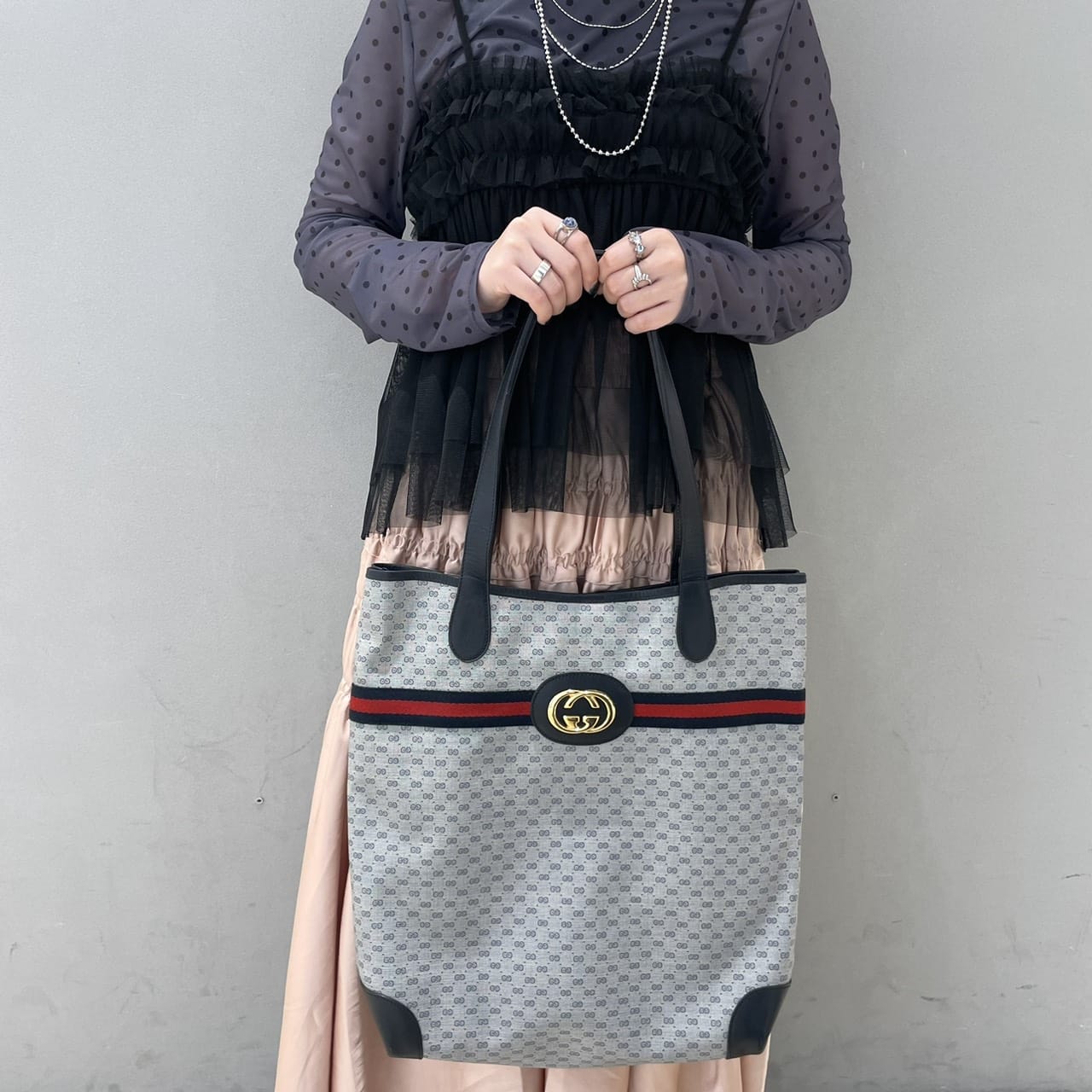 vintage GUCCI〈ヴィンテージグッチ〉トートバッグ