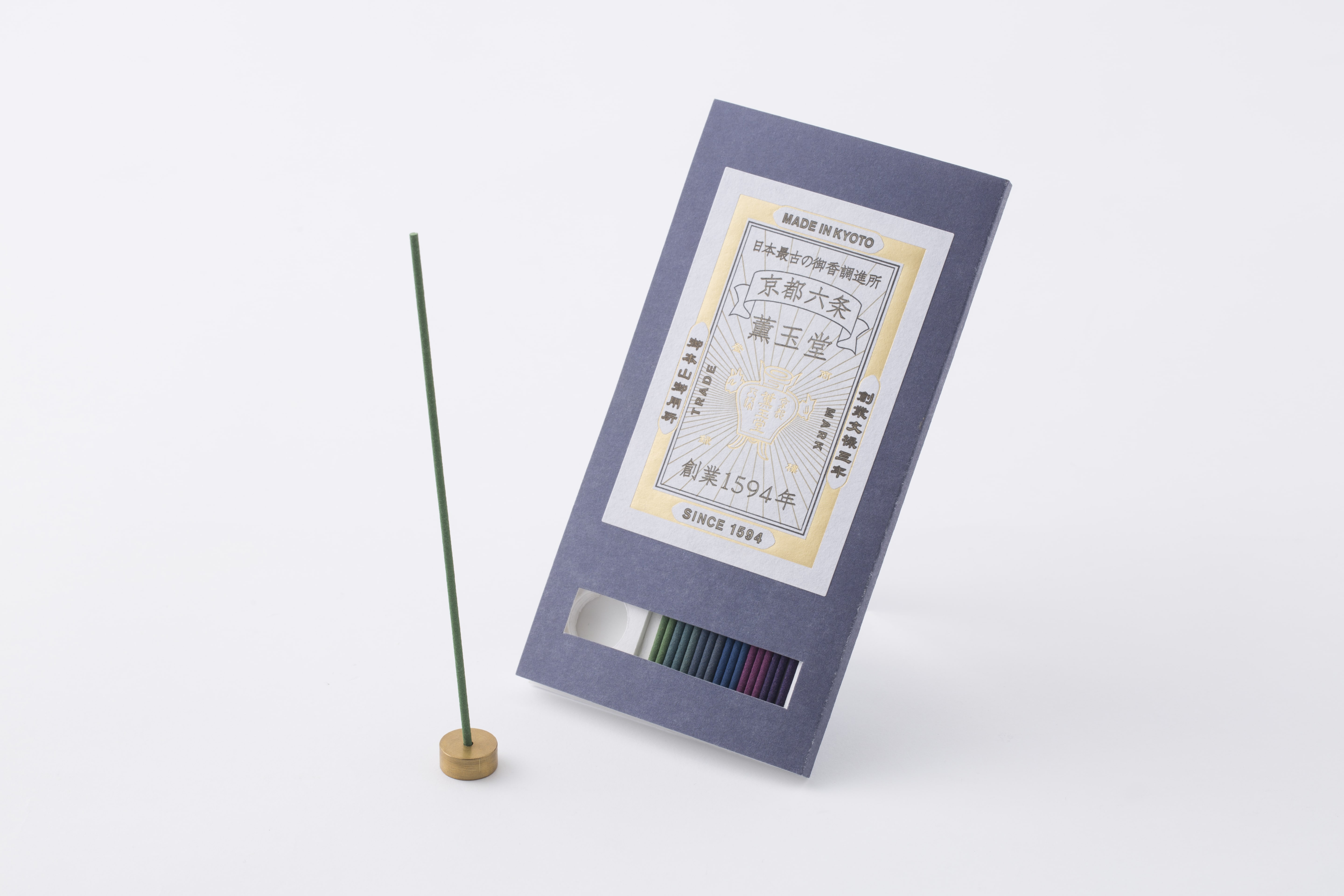 線香　試香セット（朱・藍）