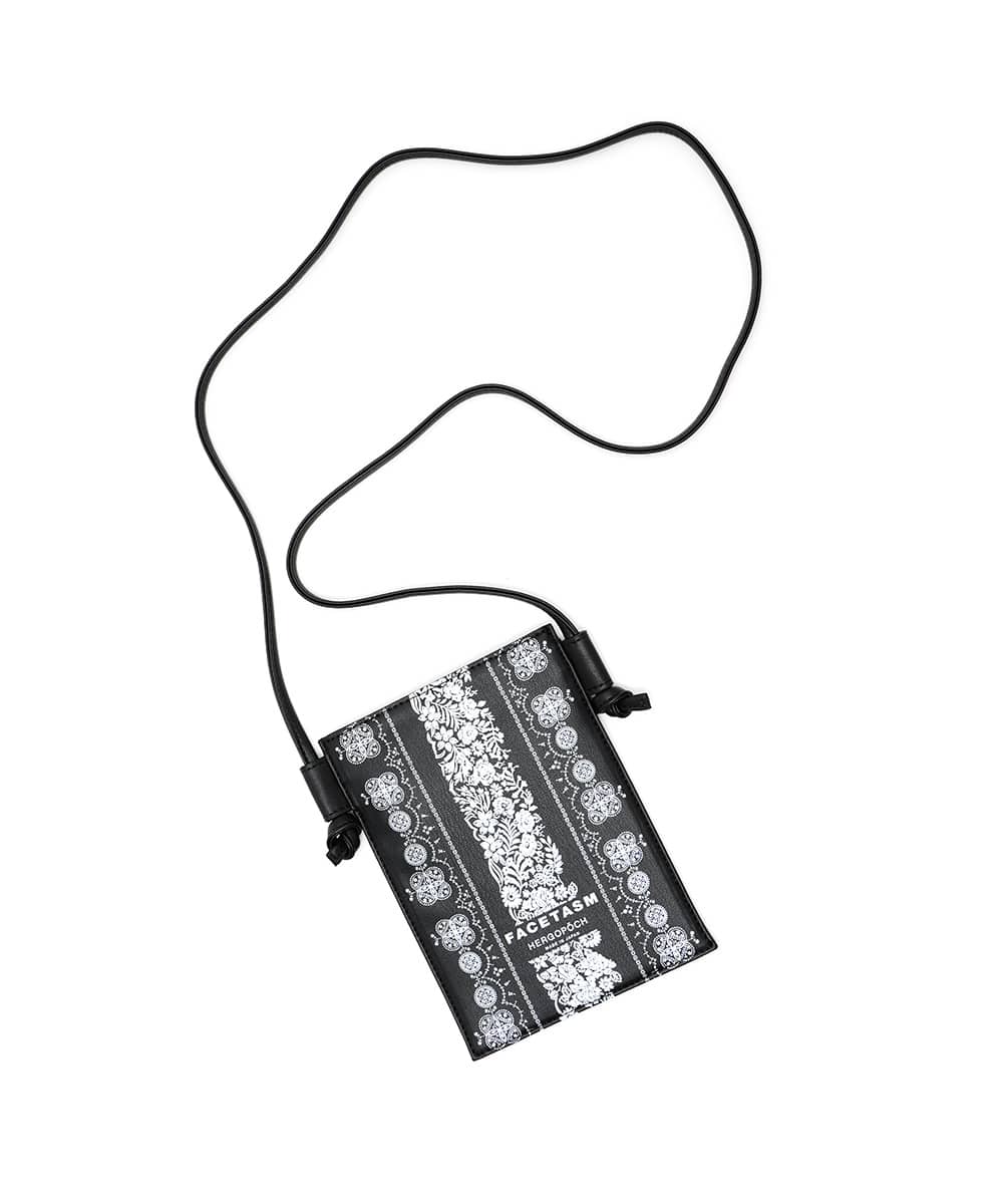 FACETASM×HERGOPOCH POUCH BLACK 00