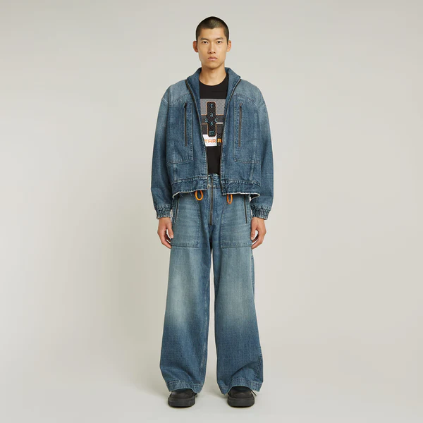 G-STAR x FACETASM APOLLO SUSPENDER PANTS INDIGO S