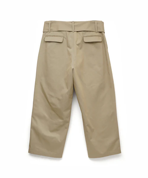 BELTED BIG HEART PANTS BEIGE 3