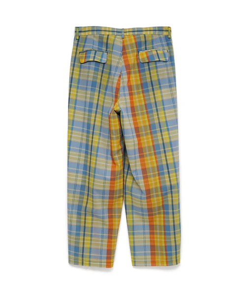  MADRAS CHECK PANTS YELLOW×BLUE 1