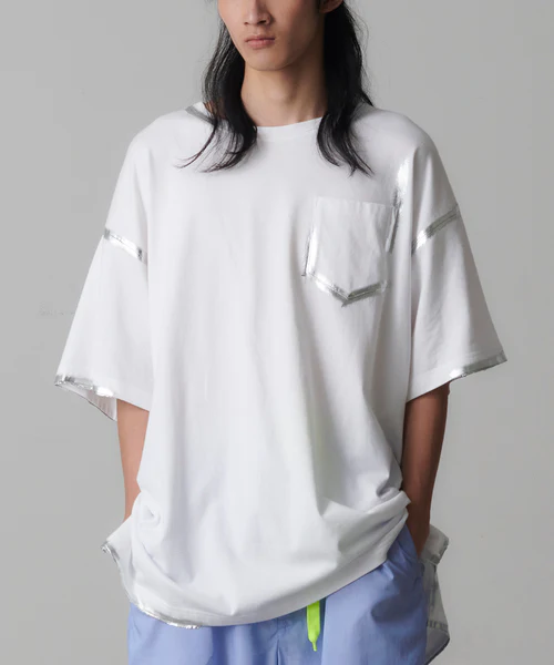 FOIL BIG TEE WHITE 1