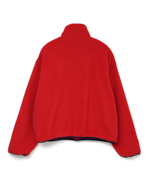 FLOWING FLEECE SWEAT RED 3