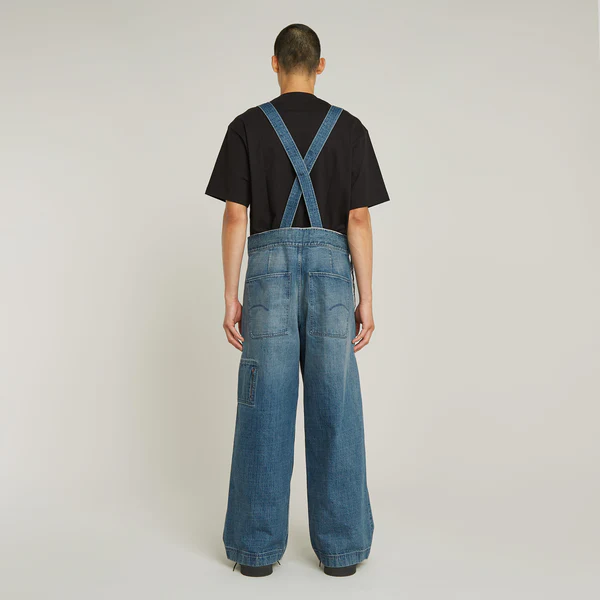 G-STAR x FACETASM APOLLO SUSPENDER PANTS INDIGO S