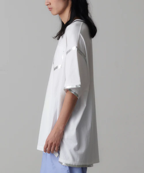 FOIL BIG TEE WHITE 1