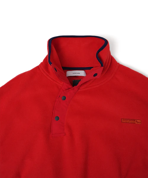 FLOWING FLEECE SWEAT RED 3