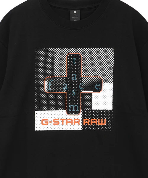 G-STAR x FACETASM UNIVERSE TEE WHITE M
