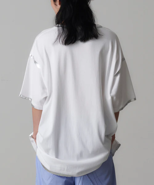 FOIL BIG TEE WHITE 1