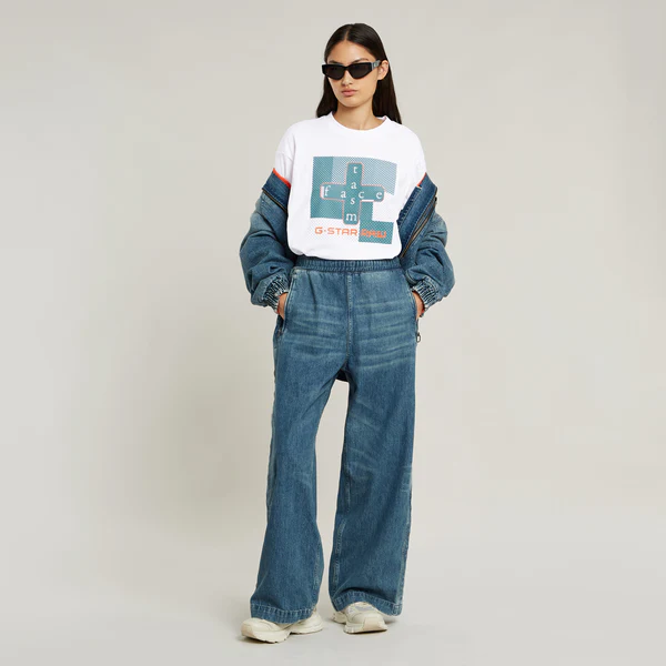 G-STAR x FACETASM SPACE TRACK PANTS INDIGO 1