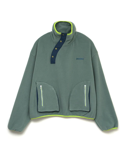 FLOWING FLEECE SWEAT RED 3