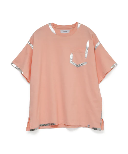  FOIL BIG TEE PINK 1