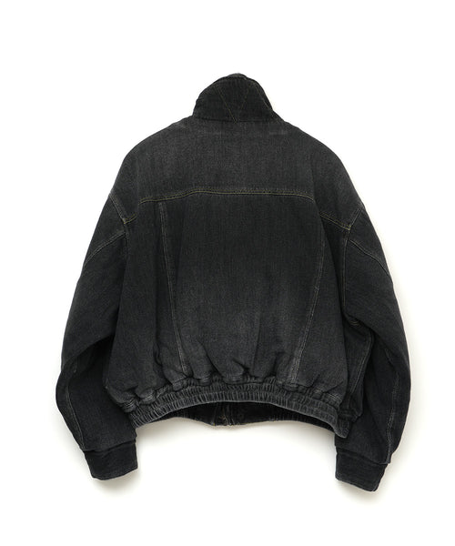 DOUBLE LAYERED DENIM JACKET INDIGO 3