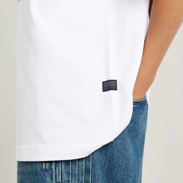 G-STAR x FACETASM UNIVERSE TEE WHITE M