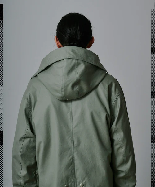 SHERPA PARKA KHAKI×OFFWHITE 3