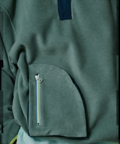 FLOWING FLEECE SWEAT RED 3