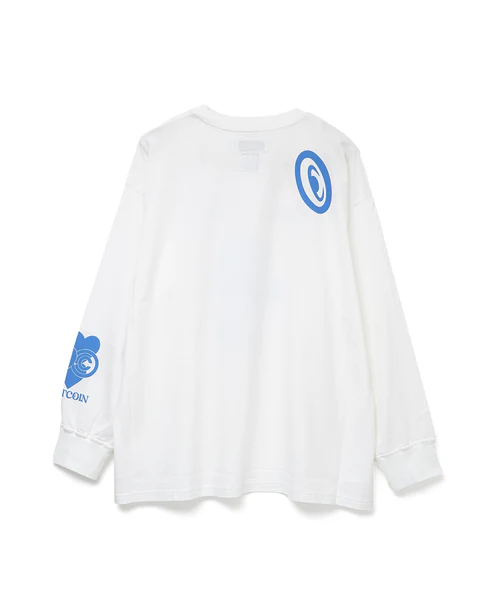 FACETASM×CPD Mr.SHIRAI PRINT LONG TEE WHITE 3