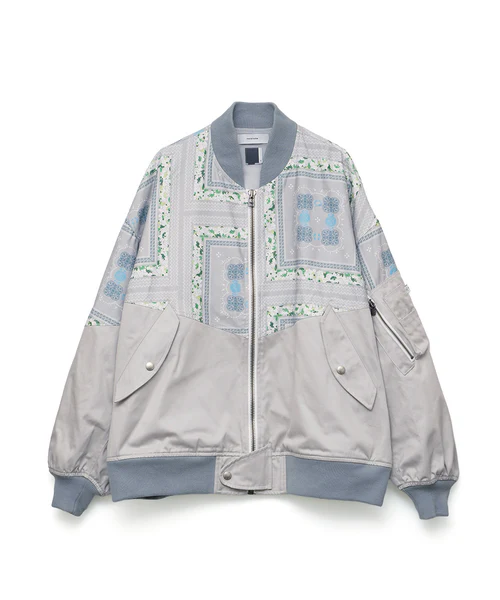 FACETASM × Nicolai Bergmann BANDANA MA-1 GRAY×BANDANA 4