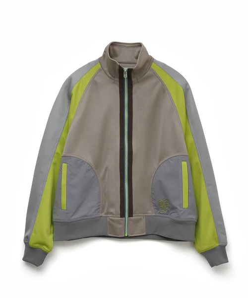 JERSEY TRACK JACKET BEIGE 1