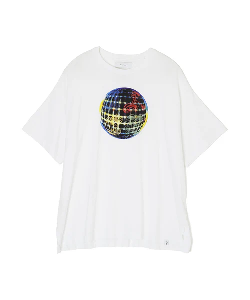 MIRRORBALL BIG TEE WHITE 1
