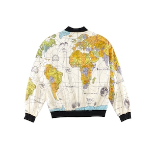 【SAINT MICHAEL】SM-S23-0000-084/BJ_PARER JKT/WORLD MAP/W MULTI XL