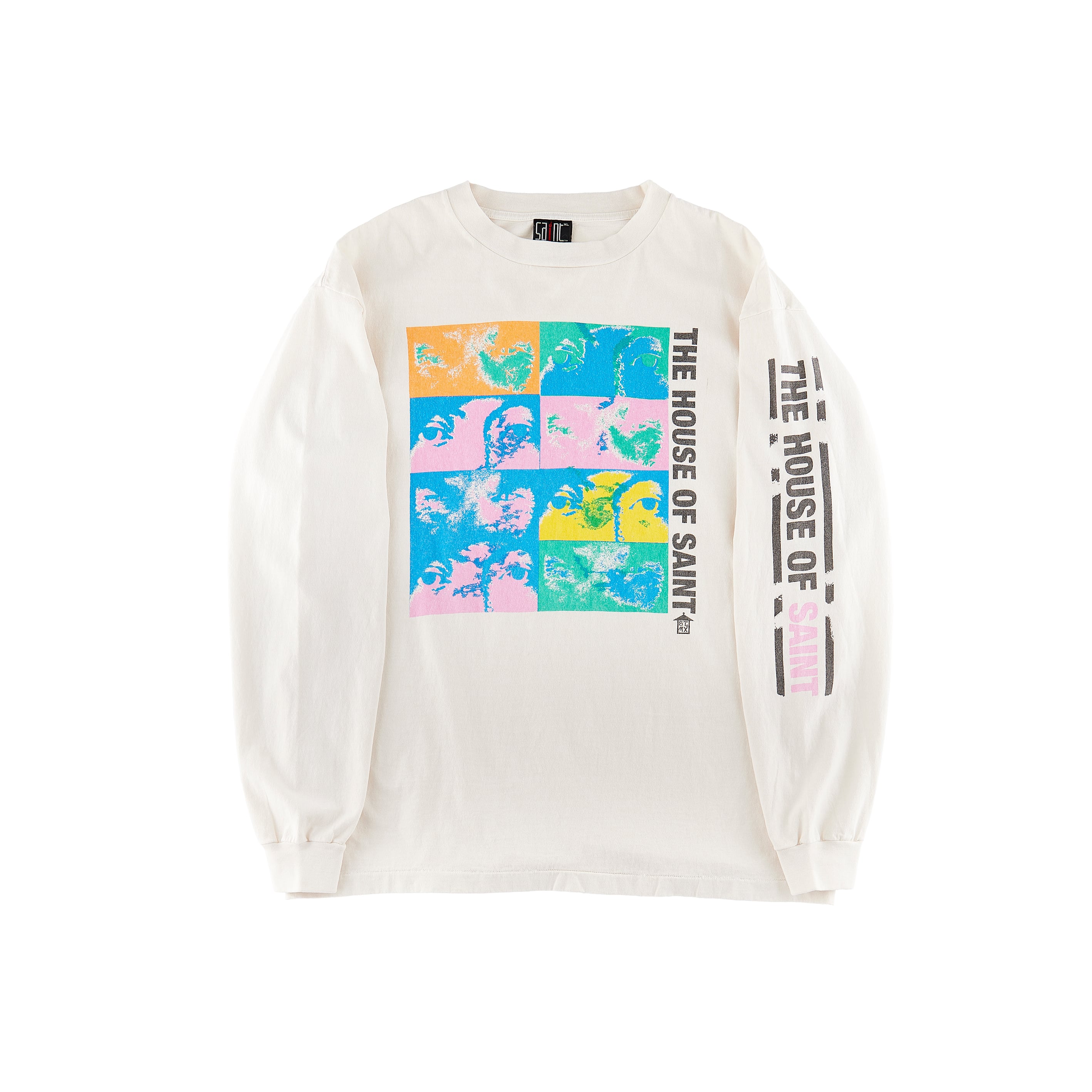 【SAINT MICHAEL】SM-S23-0000-035/LS TEE/HOUSE SAINT/WHITE WHITE XL