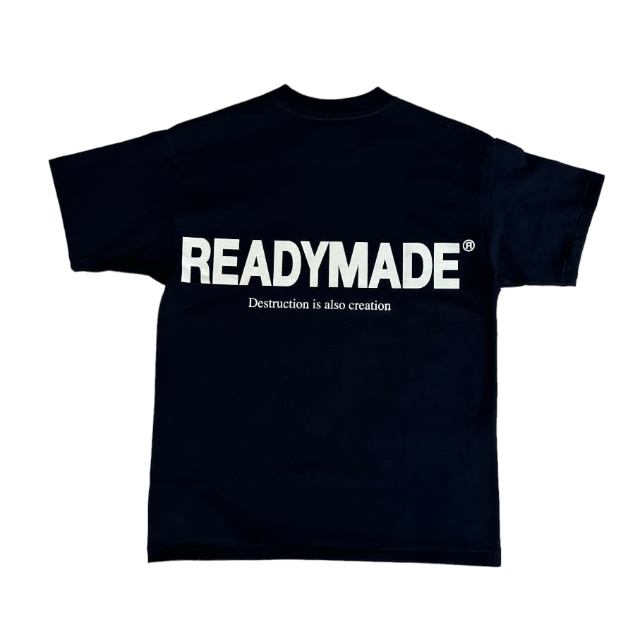 【READY MADE】RE-CO-BK-00-00-244/SS T-SHIRT SMILE(BLACK) BLACK XL
