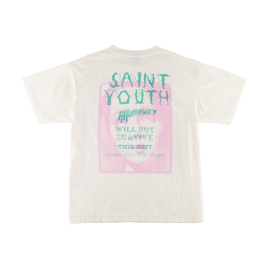 【SAINT MICHAEL】SM-S23-0000-024/SS TEE/HUMANITY/WHITE WHITE L