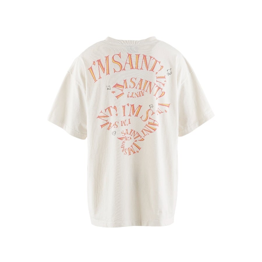 【SAINT MICHAEL】SM-A23-0000-C25/DSNY_SS TEE/MAD HATTER/W WHITE XL