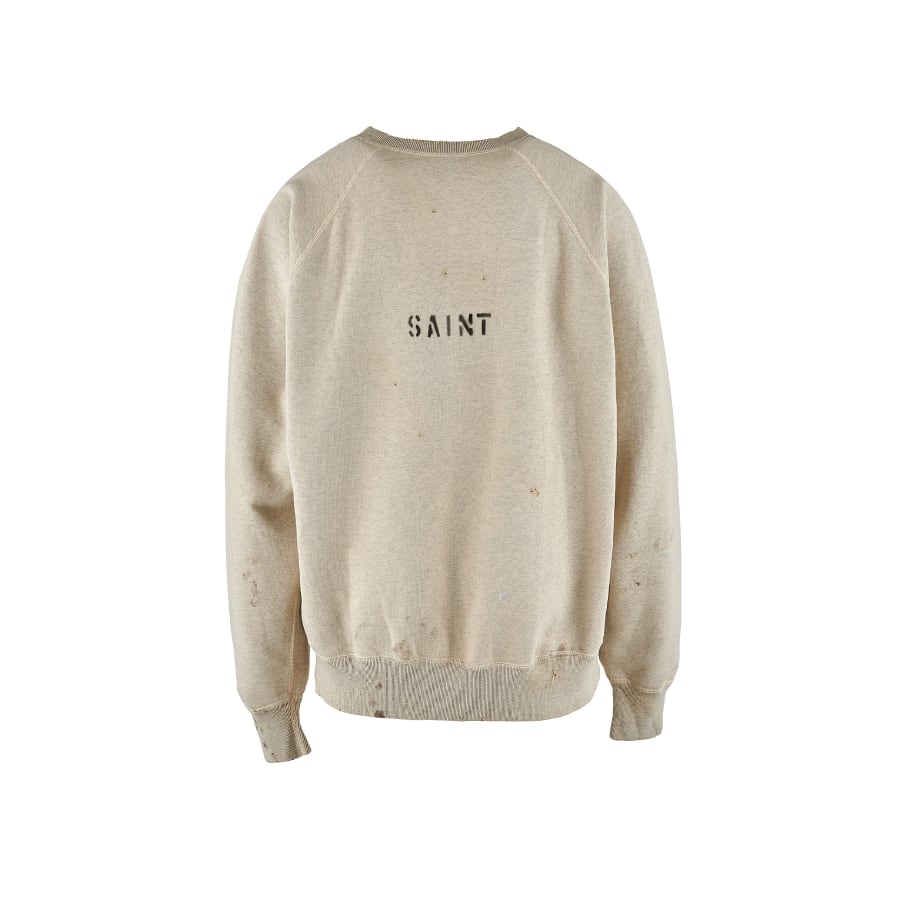 【SAINT MICHAEL】SM-A23-0000-C08/KN_CRW SWT/NORIDA-/GRAY XL