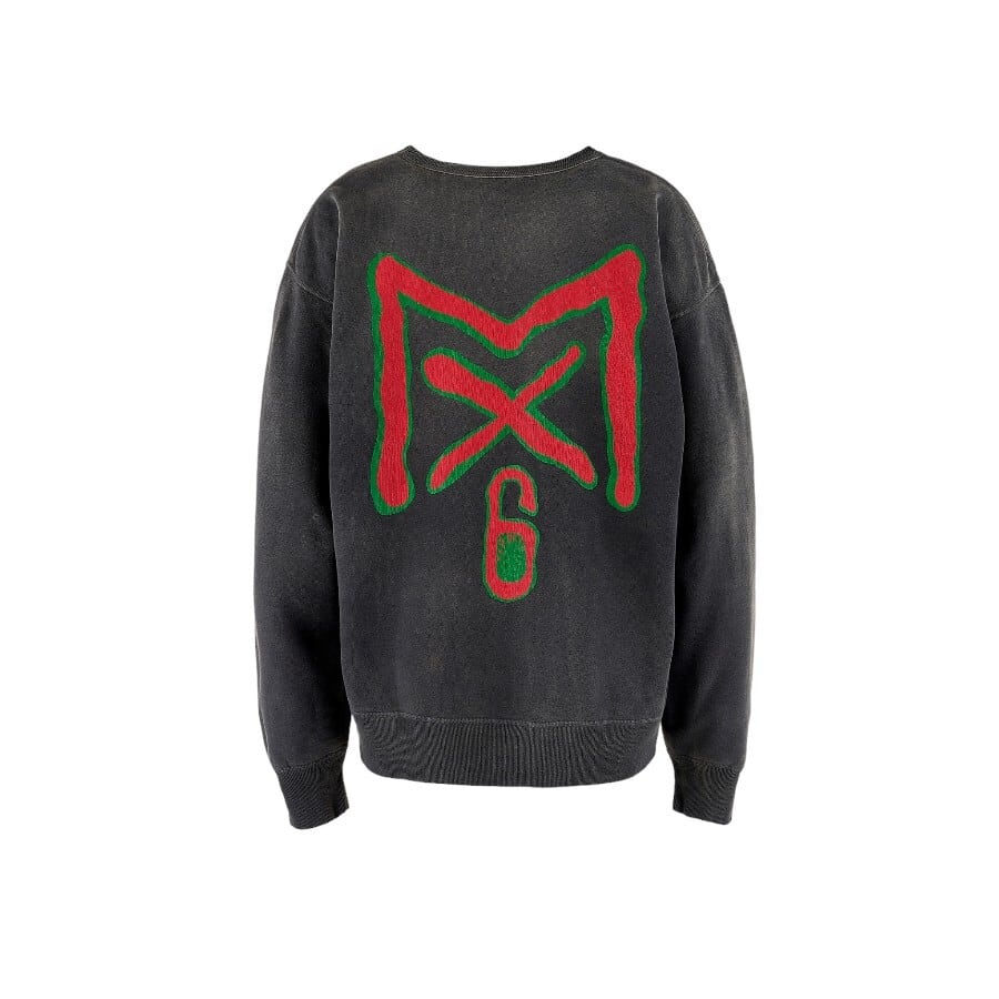 【SAINT MICHAEL】SM-A23-0000-018/CRW N SWT/MX6/BLK XL