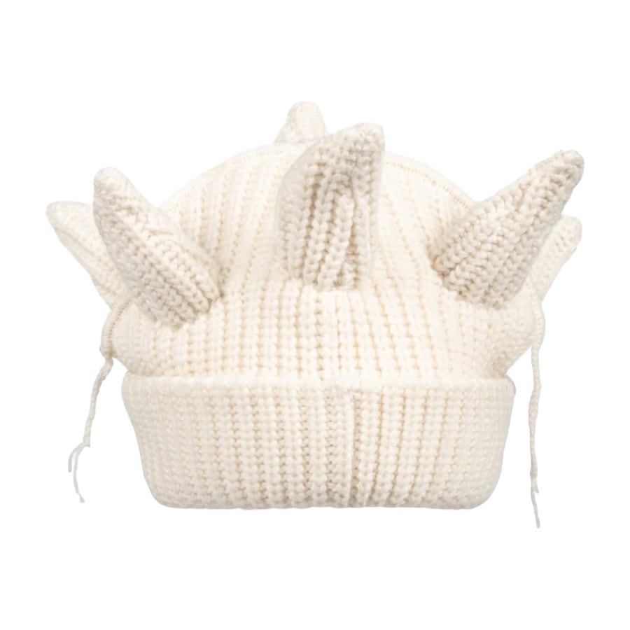 【CHARLES JEFFREY LOVERBOY】CHUNKY CROWN BEANIE ECRU F
