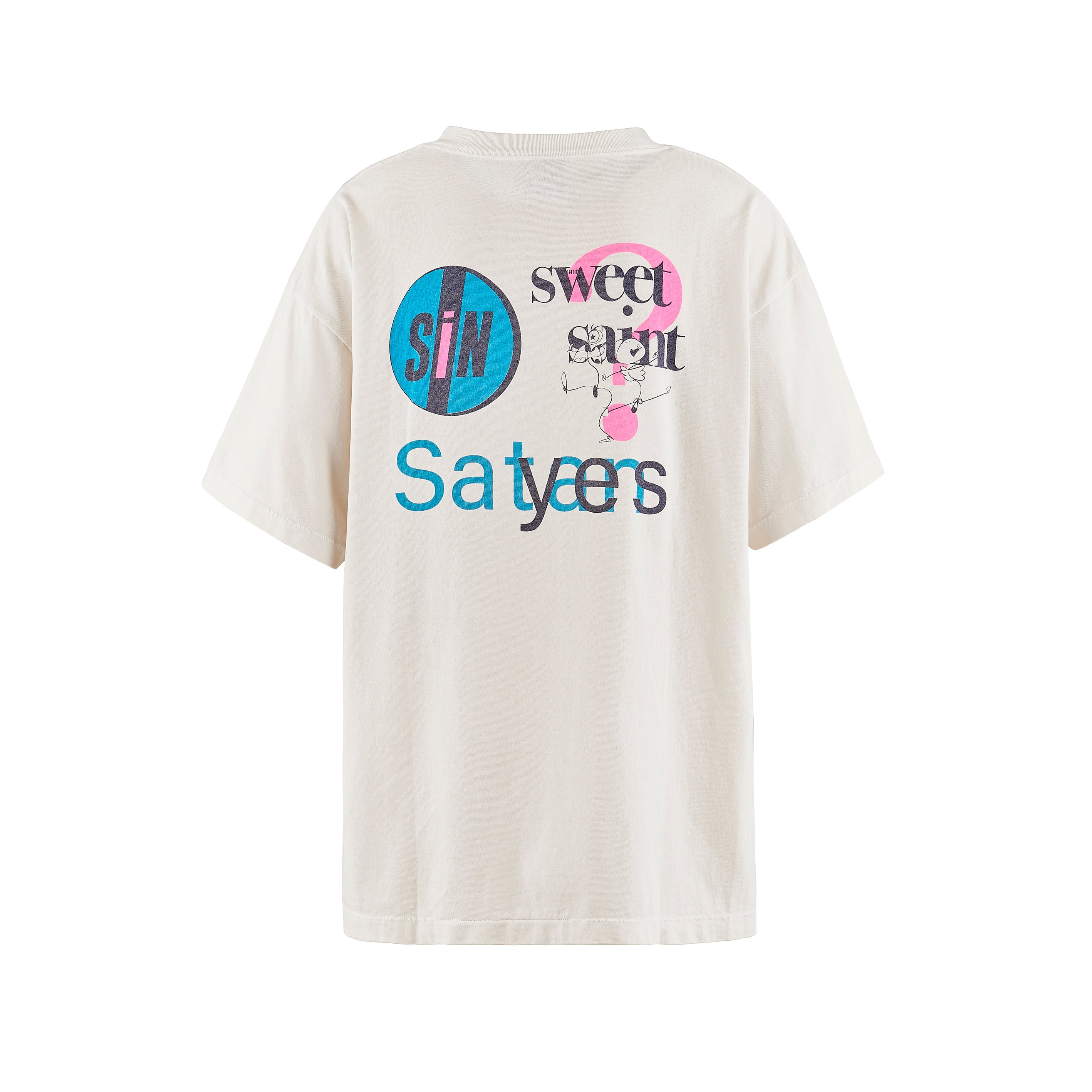 【SAINT MICHAEL】SM-YS8-0000-008/SS TEE/SWEET SAINT/WHITE