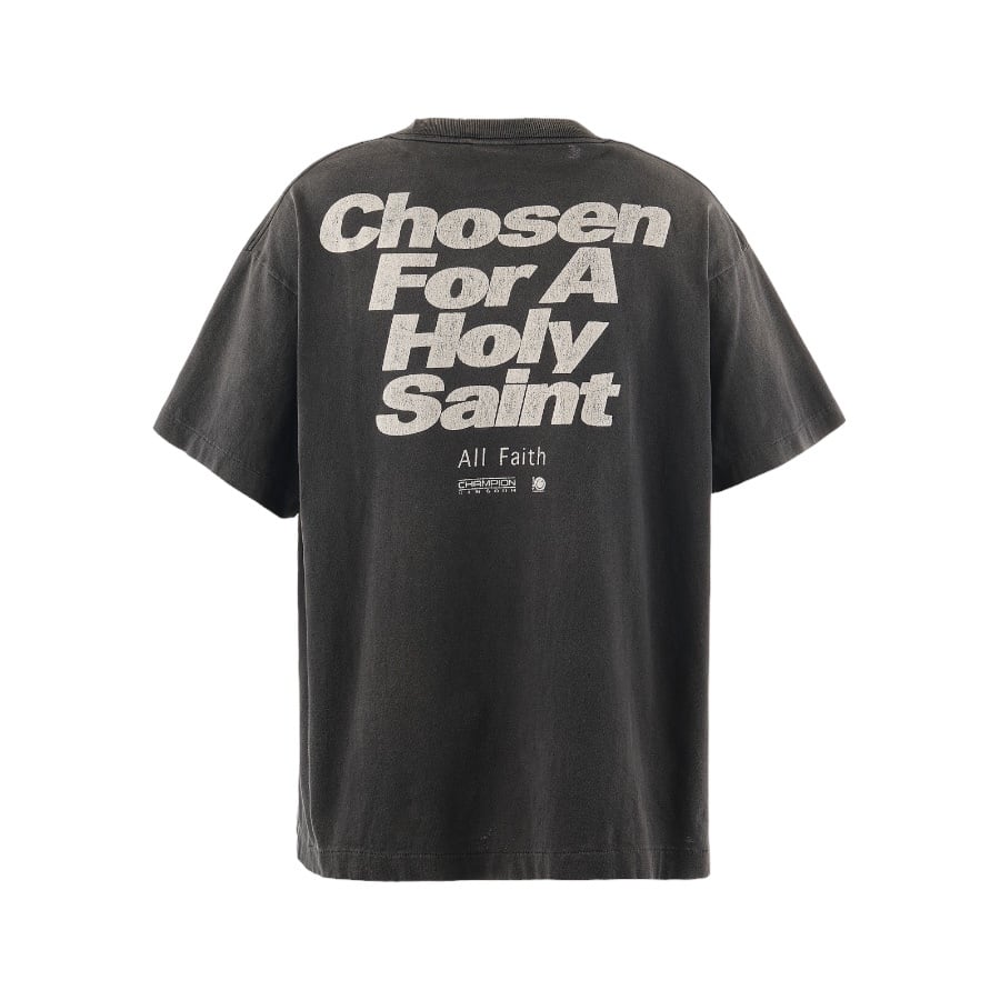 【SAINT MICHAEL】SM-YS1-0000-004/SS TEE/CHOSEN/BLACK BLACK XL