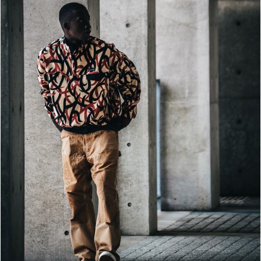 【SAINT MICHAEL】SM-YS1-0000-061/FLEECE PLOVR/TRIVAL CAMO CAMO XL